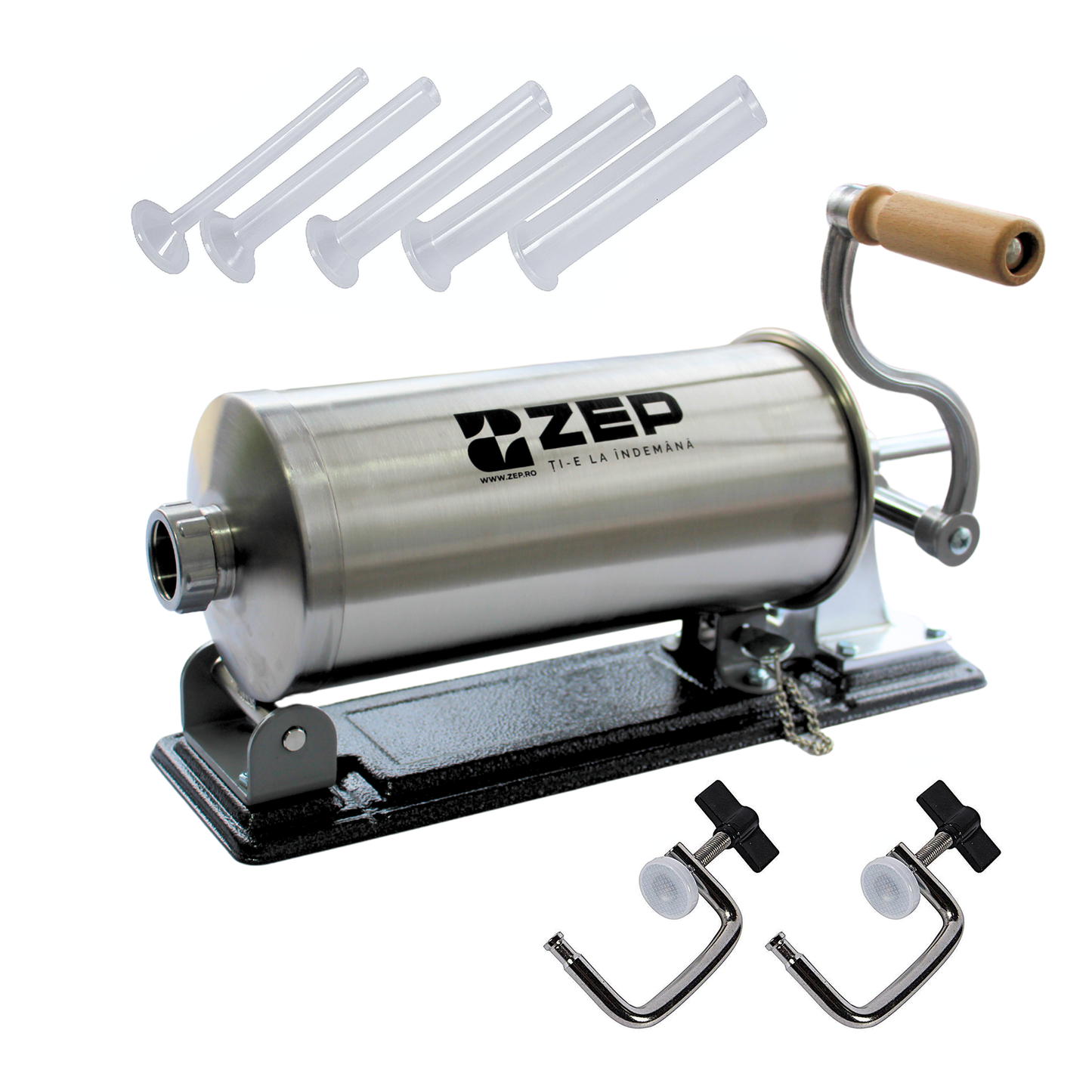 Masina De Umplut Carnati ZEP, 4Kg, Orizontala, 5 Palnii Incluse (Ky-2008Pa)