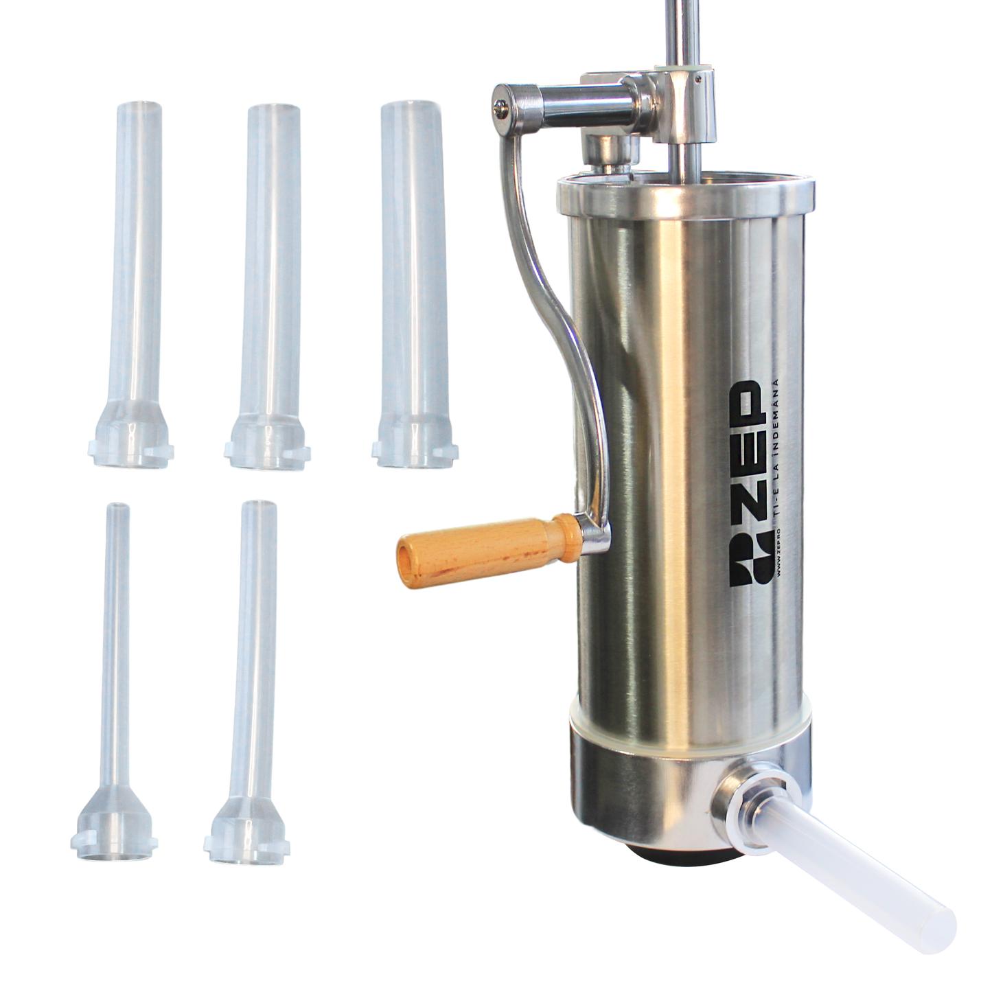 Masina De Umplut Carnati ZEP, 4Kg, Verticala, 5 Palnii Incluse