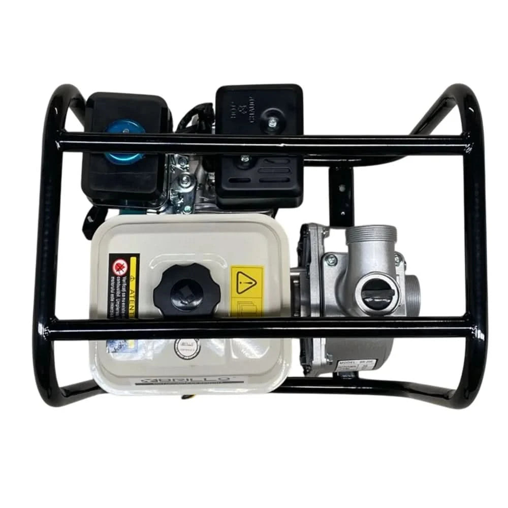 Motopompa pe benzina Brillo WP-20, 6.5CP, 2 toli, 35 mc/h, 26m refulare, 8m absorbtie, motor 4T OHV
