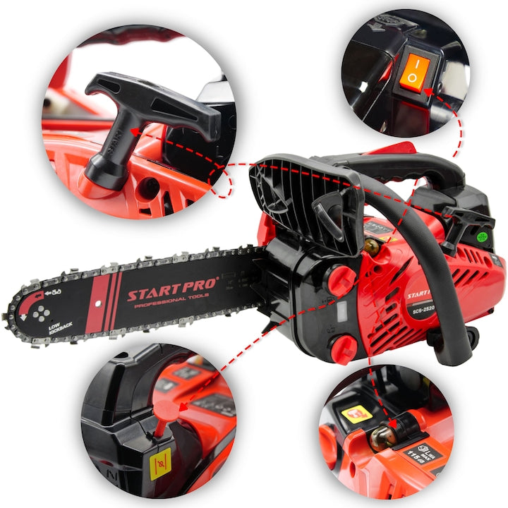 Motoferastrau benzina Profesional StartPro SCS-2520/1, 25.4 cmc, lama 30 cm