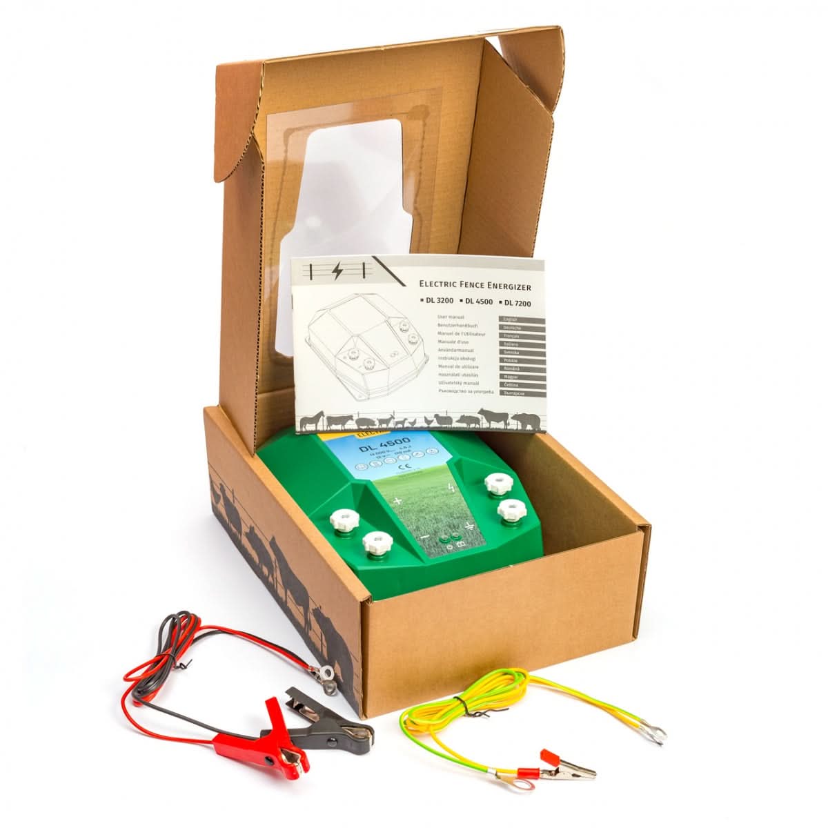 Aparat gard electric DL 4500, 4.5 Joule, pentru imprejmuire pana la 12.000 m, alimentare 12V