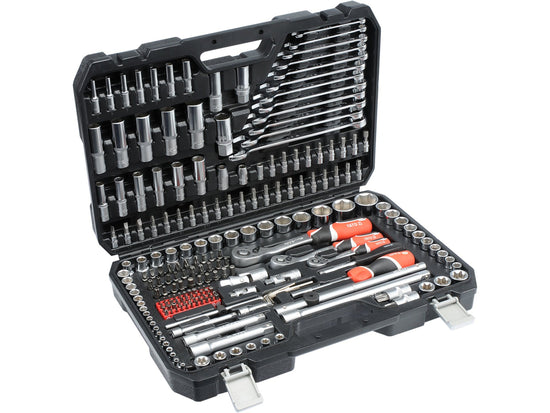 Trusa scule Yato 216 piese, tubulare, chei combinate, antrenor, biti, GRF YT-38841 - imagine produs 1