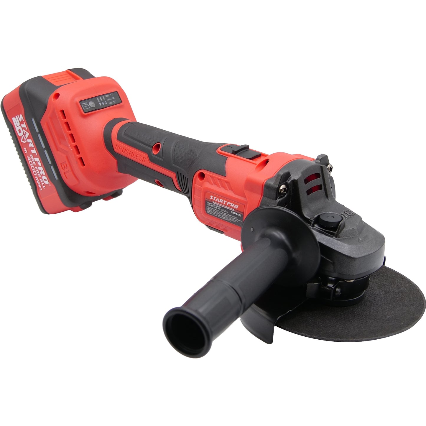 Polizor unghiular StartPro SAG4-21, 20V, 125mm, Brushless
