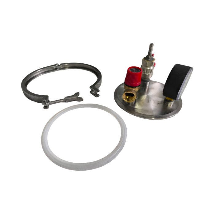 Autoclav ZEP 20L pentru fabricarea conservelor, inox AISI 304, termometru 125C, manometru 6 bari, suport borcane inclus