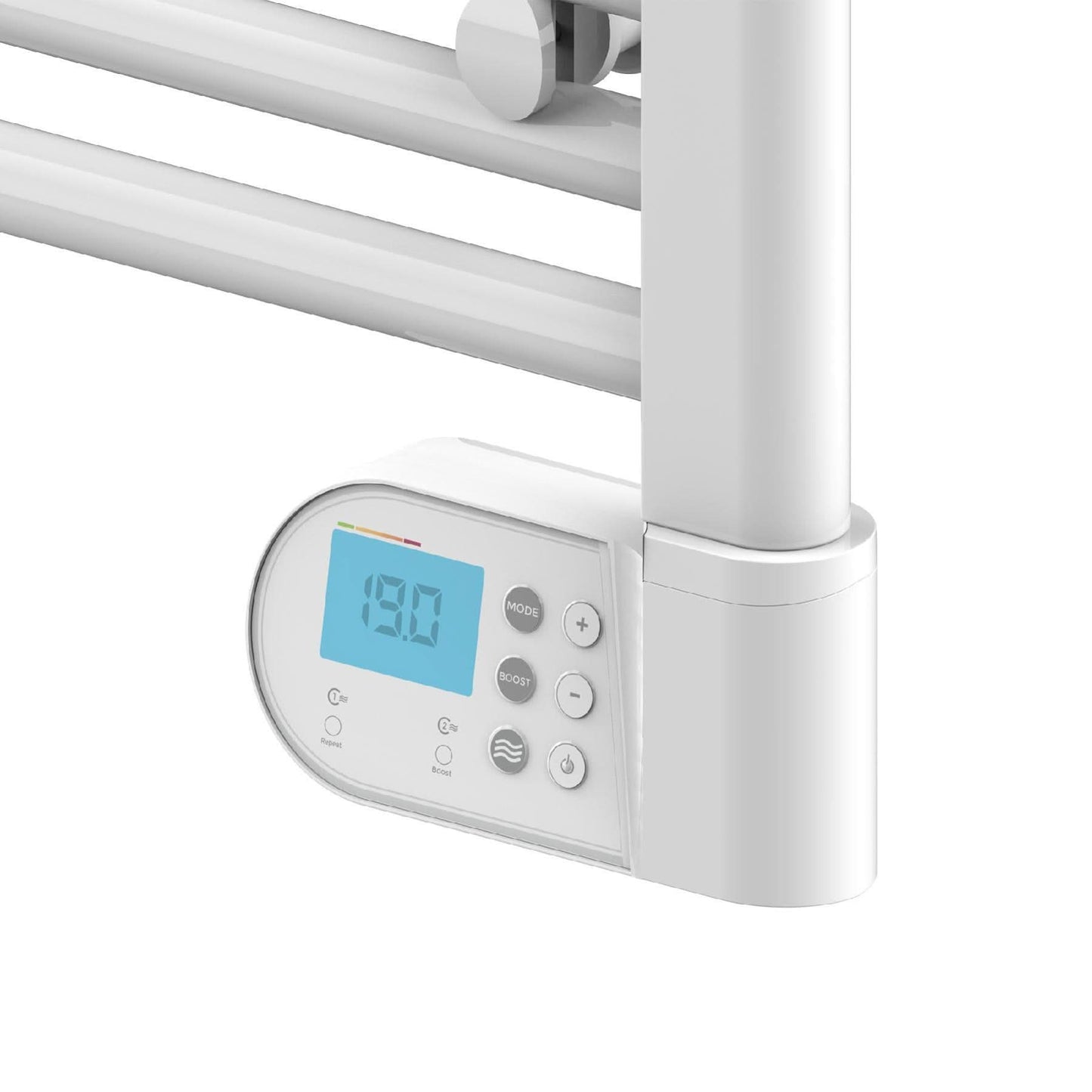 Radiator electric NOIROT Flobain 2 L50 500 BL, 500W, lichid termic, termostat digital, alb, montare pe perete