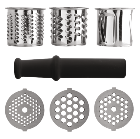 Masina de tocat carne LUND 5in1, 550W, 1200W maxim, inox, multifunctionala pentru carne, legume, carnati, sucuri si kebab