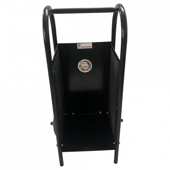 Carucior pentru transportat si depozitat lemne VivaTechnix VMD-1019, max. 40 kg, Negru