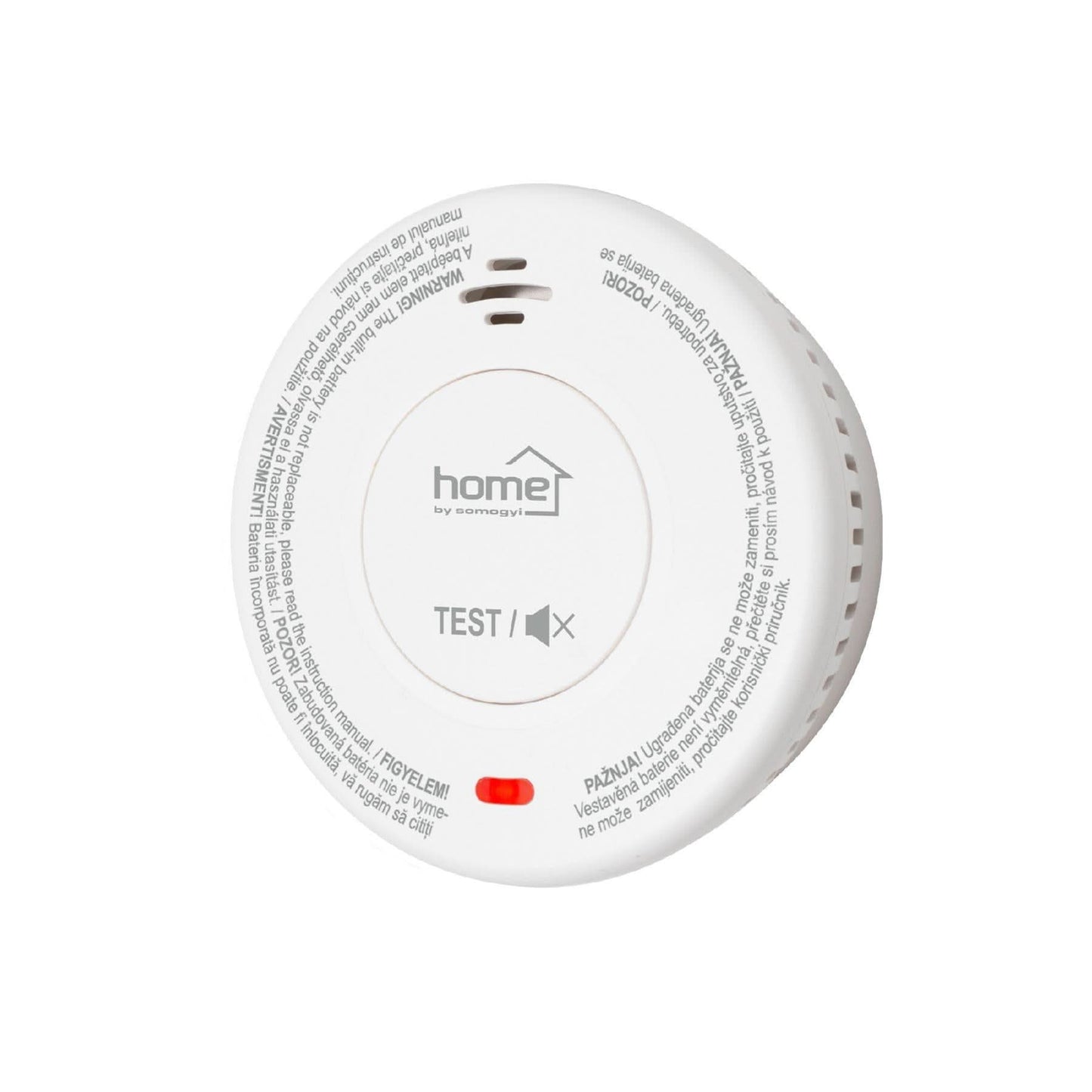 Senzor de fum optic SMO11, alarma 85dB, baterie litiu 10 ani, test si functie mute