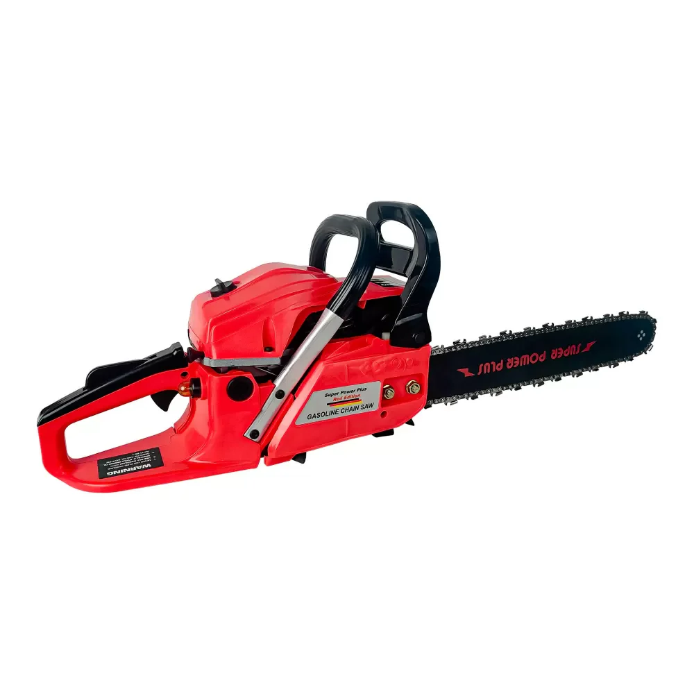 Drujba pe benzina Super Power Plus Red Edition – 7.5 CP, lama 40 cm + lant 32 dinti