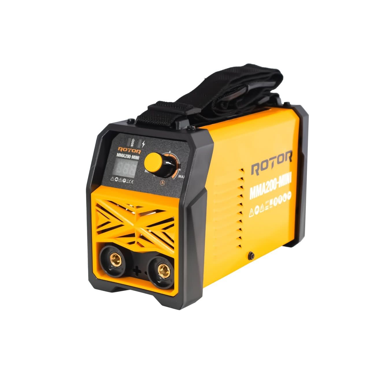 Aparat de sudura ROTOR MMA200-MINI, 220V, 200A, compact, cu afisaj LCD si accesorii incluse