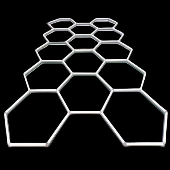 Kit 5 Hexagoane LED Honeycomb T5, 144W, 440mm