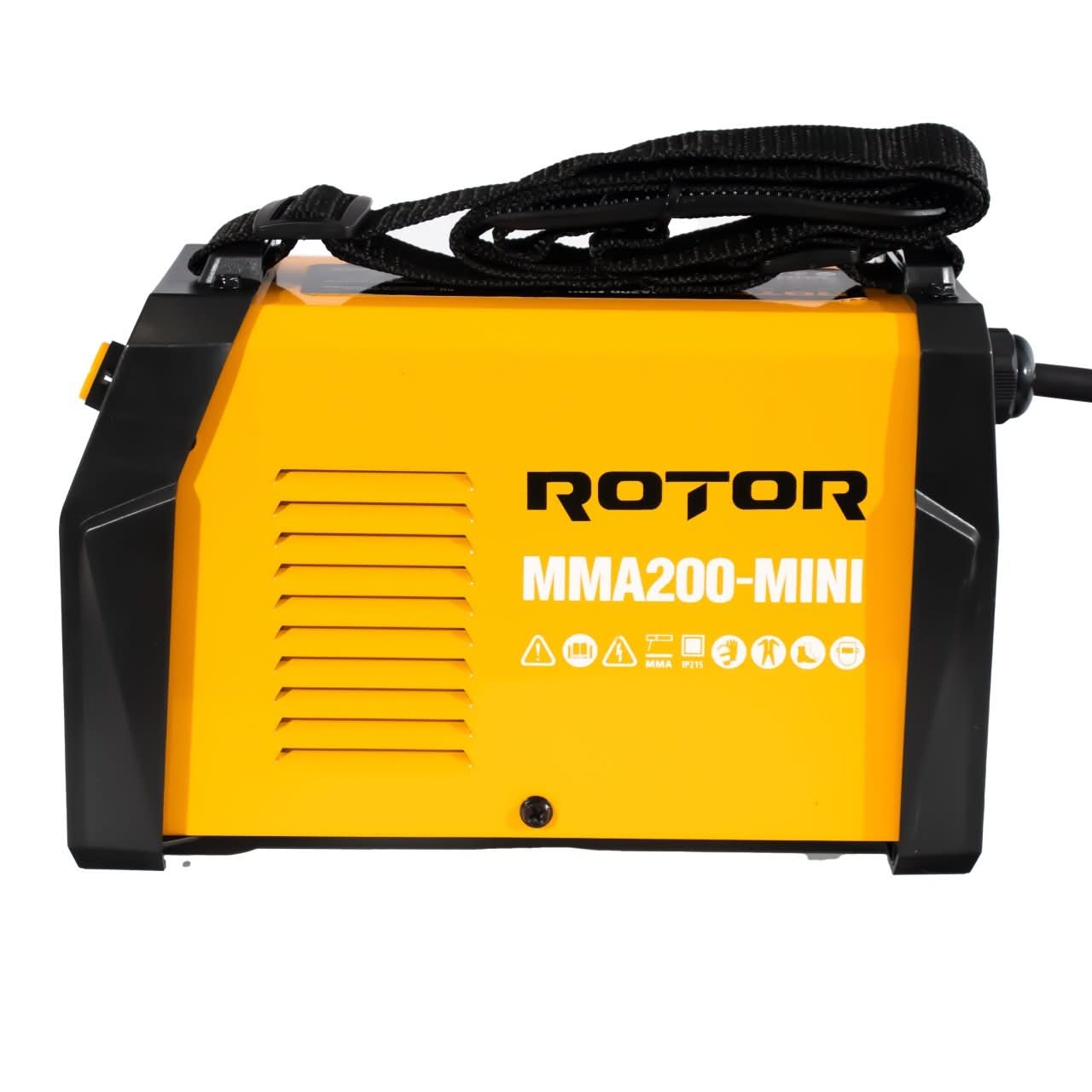 Aparat de sudura ROTOR MMA200-MINI, 220V, 200A, compact, cu afisaj LCD si accesorii incluse