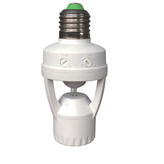 Dulie cu senzor infrarosu E27, 360°, detectie 6 m