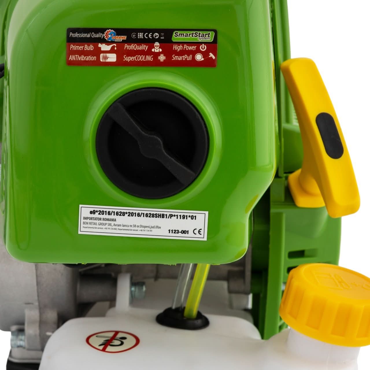 Motocoasa pe benzina ProCraft T4350, 4.8 CP, 4350W, 9000 rpm + 4 sisteme de taiere