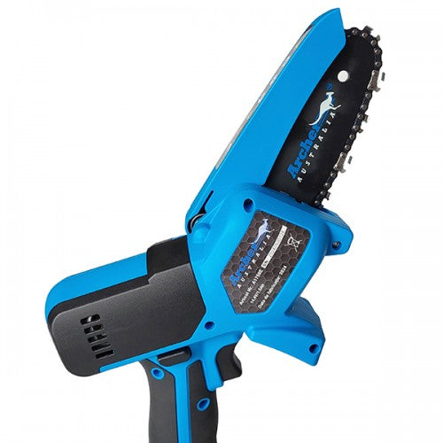 Minidrujba cu acumulator Archer A1758E, 14.4V, 4 inch, 2 baterii, valiza transport, lama 10 cm, greutate 2 kg