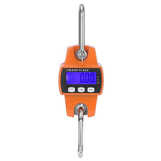 Cantar de mana BRILLO 300kg, LCD, carlig otel, 0.1kg, baterii incluse