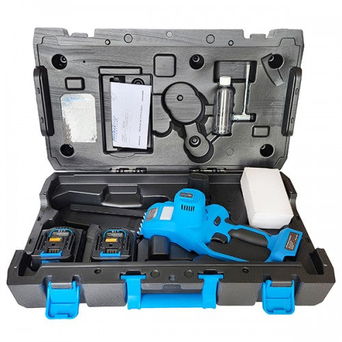 Minidrujba cu acumulator Archer A1728, 20V, lama 20 cm (8”), 2 baterii, 350W, valiza transport, greutate 2 kg