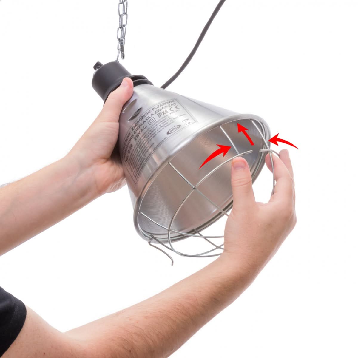 Suport bec de incalzire cu infrarosu, cu comutator de putere