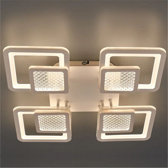 Lustra LED PATIENTIA 100W, 8 Brate, 450x90 mm, 3 Culori, IR