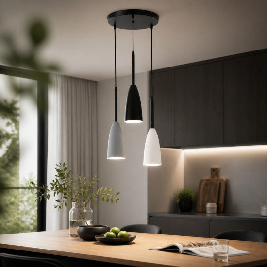 Lustra Trio I, 3xE27, Ø30x158 cm