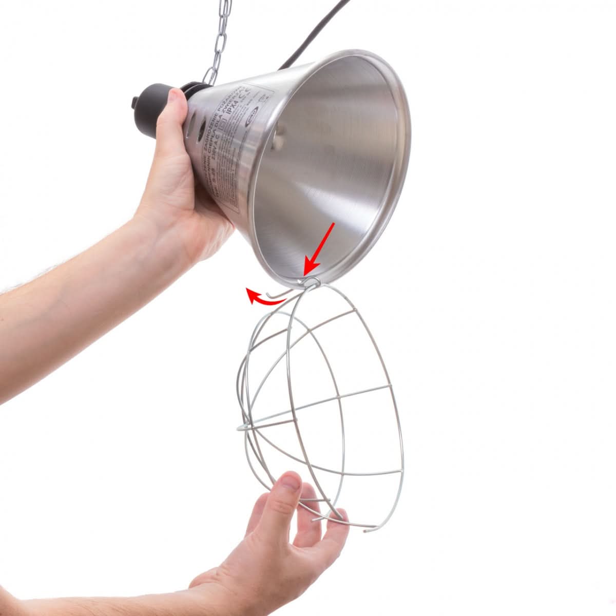 Suport bec de incalzire cu infrarosu, cu comutator de putere