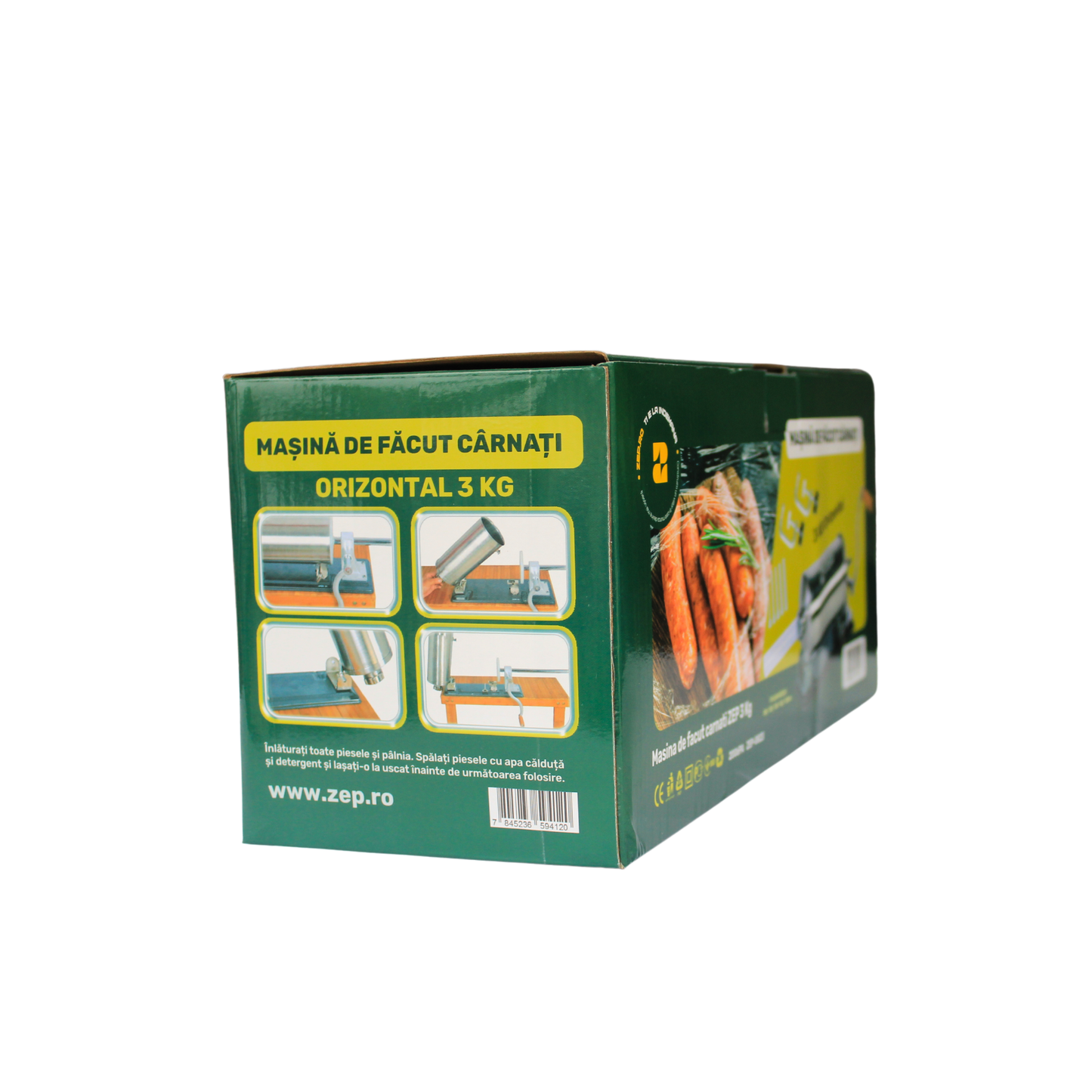 Aparat Umplut Carnati 3Kg ZEP Orizontal + 5 Palnii