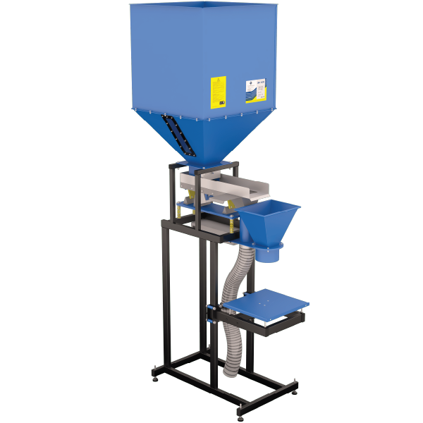 Dozator cu cantar FS-75+ profesional, buncar 400 L, 0.15–40 kg, productivitate 1.5 t/h