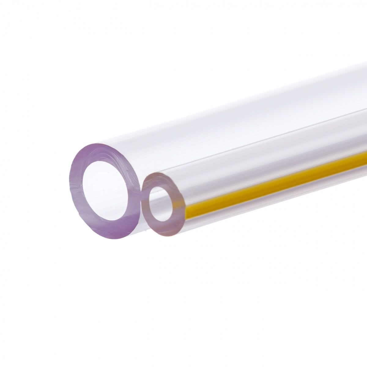 Furtun dublu vid + lapte 14/22 + 7/14 mm pentru aparate de muls - conectare colector, bidon și pulsator