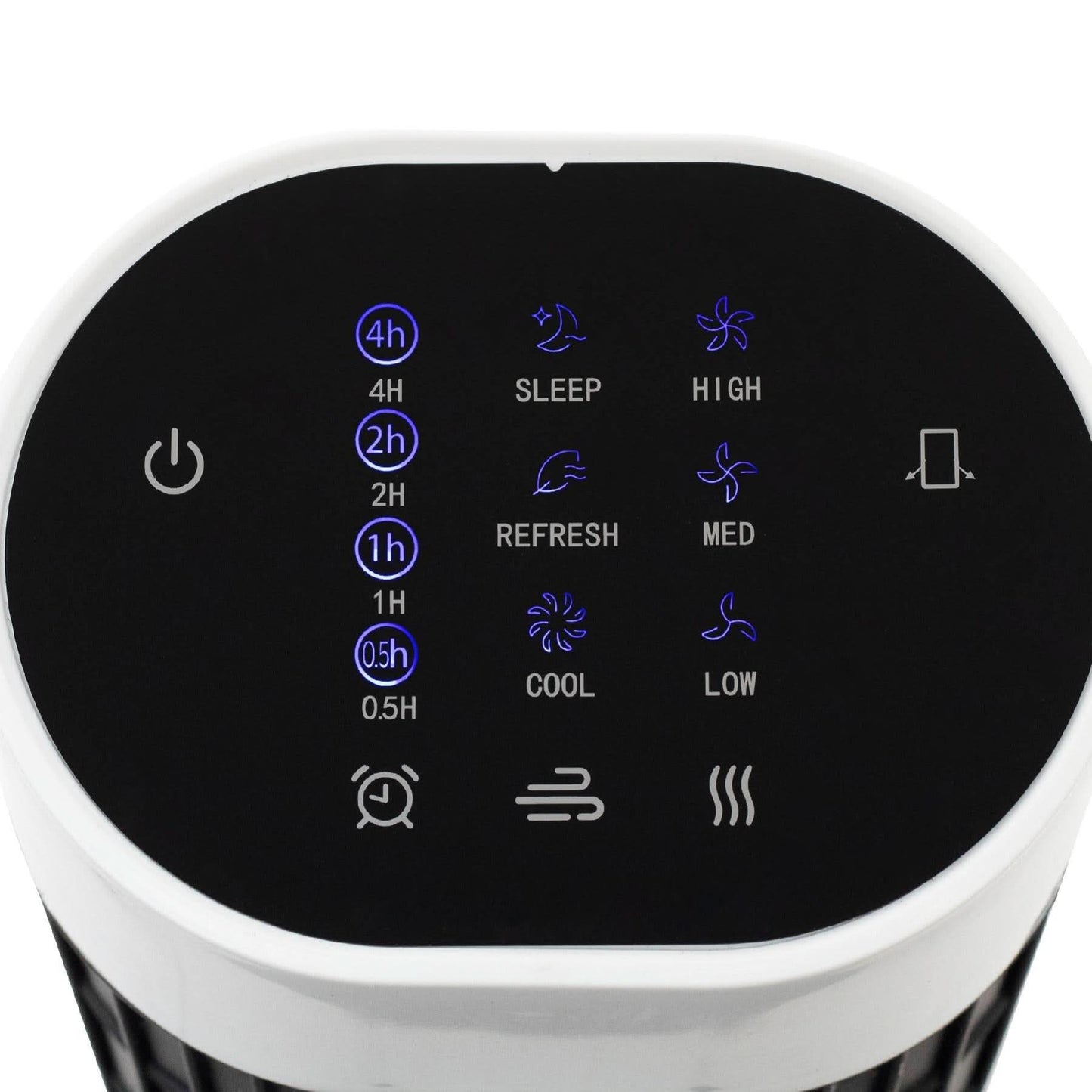 Ventilator tip stalp alb cu telecomanda 79 cm 45W 3 trepte viteza model TWFR100B