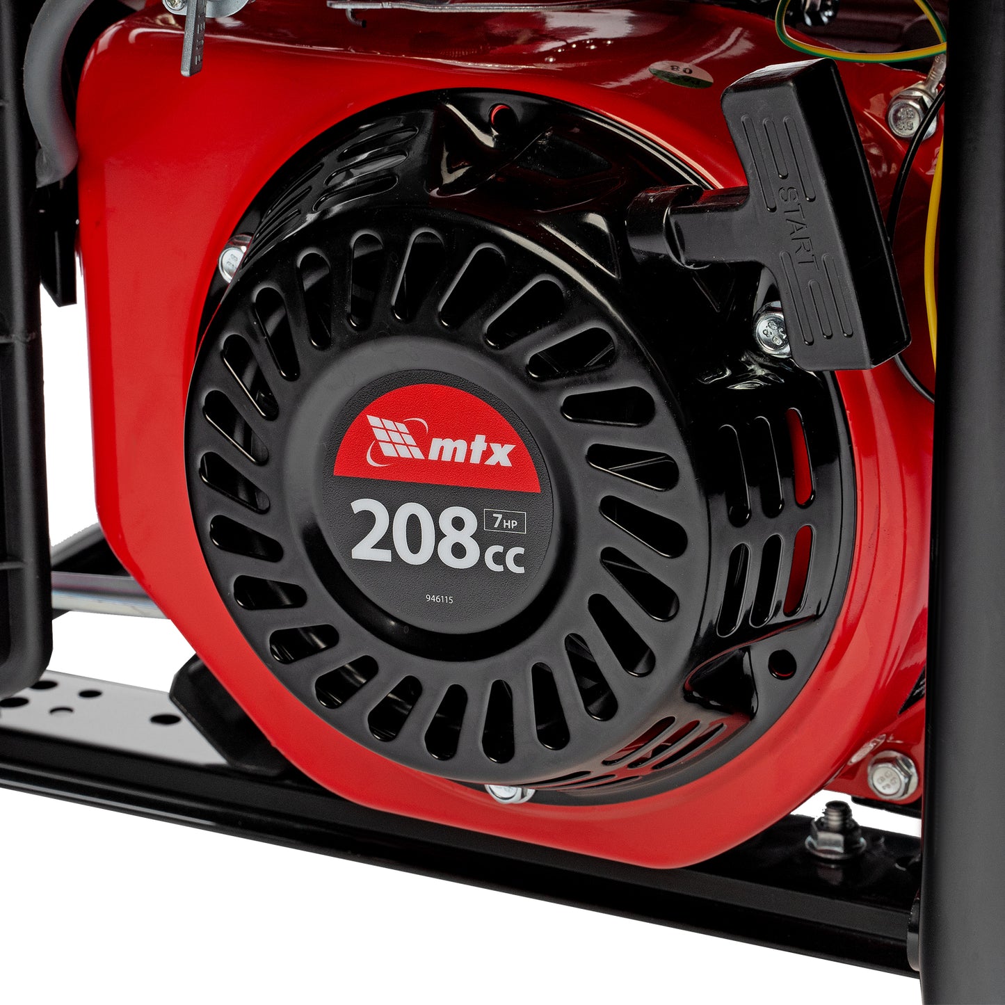 Generator pe benzina MTX RS-4000, 3.3 kW, 230V, pornire manuala, motor 208 cm³, rezervor 15 L