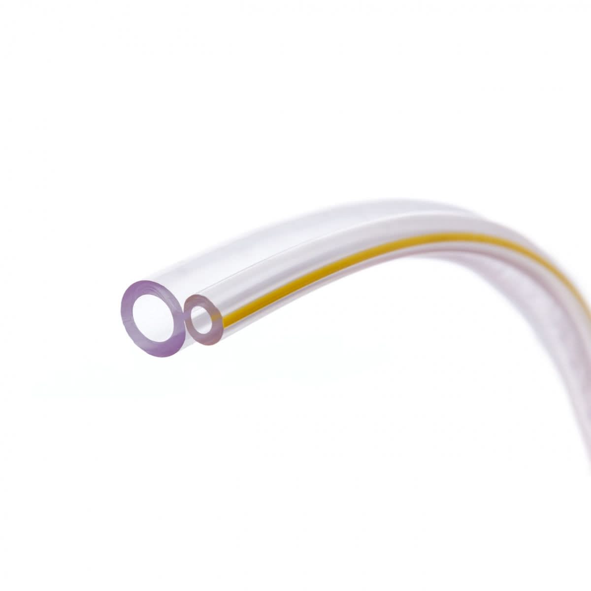 Furtun dublu vid + lapte 14/22 + 7/14 mm pentru aparate de muls - conectare colector, bidon și pulsator