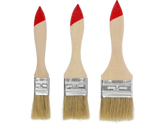 Set Pensule Toya, 3 Bucati, 1''–2'', Pentru Zugravit si Vopsit