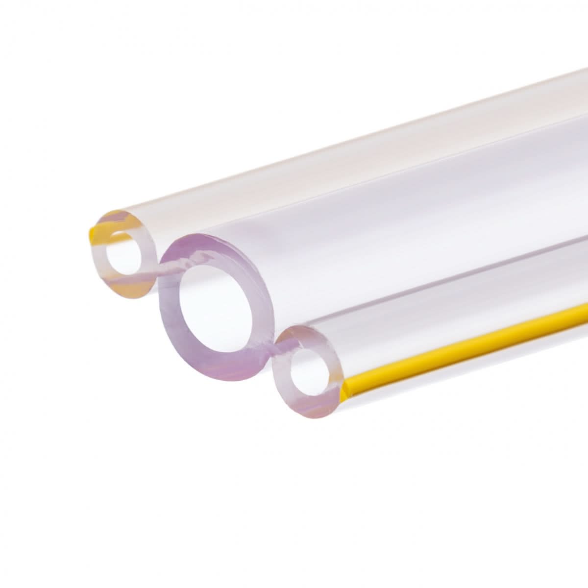 Furtun triplu vid + lapte 7/14 + 14/22 + 7/14 mm pentru aparate de muls - conectare colector, bidon și pulsator