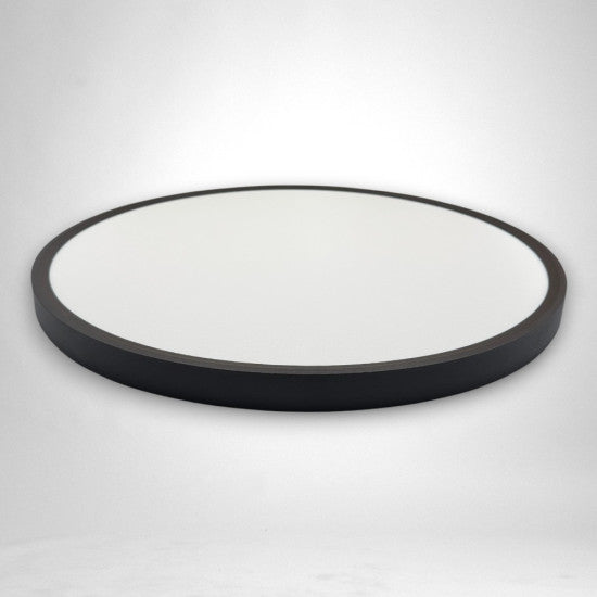Plafoniera LED Versa, Rama Neagra, 40W, Ø500x27mm, 3000K/4000K/6500K