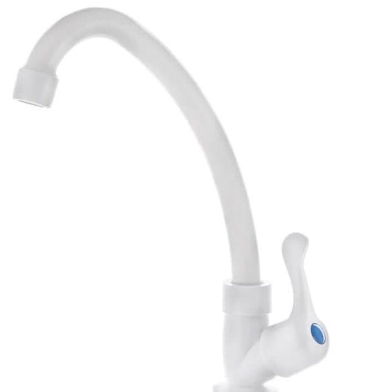 Baterie Lavoar Plastic Plamix Mono-004, alba, simpla, pentru baie