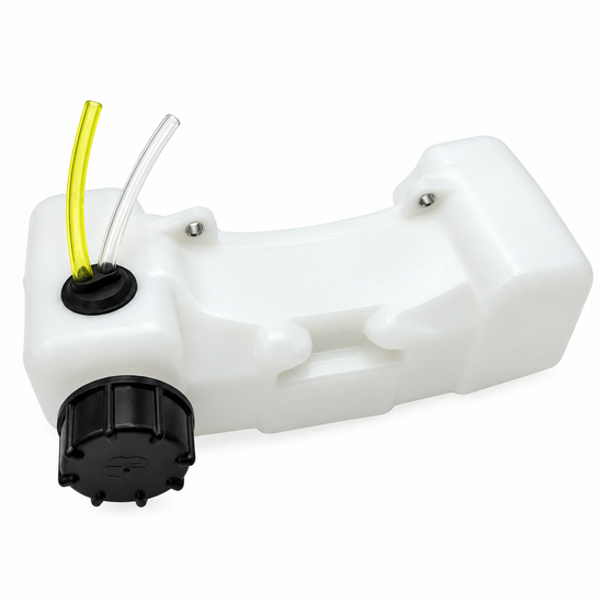 Rezervor benzina motoburghiu, plastic, cu filet