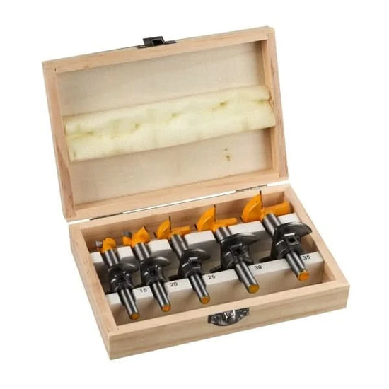 Set Freze Forstner ROTOR RBF5, 5 buc, 15-35mm, pentru gaurit precis lemn