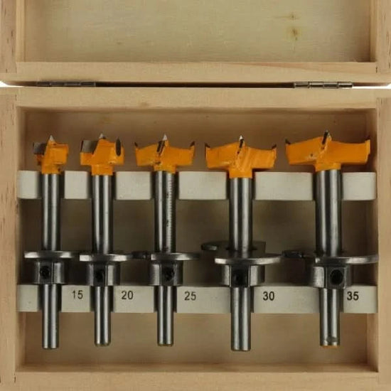 Set Freze Forstner ROTOR RBF5, 5 buc, 15-35mm, pentru gaurit precis lemn