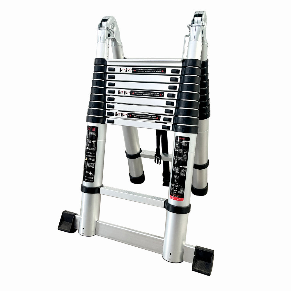 Scara telescopica aluminiu ZEP TOOLS JL-102, 6.2 m, 2x10 trepte, 150 kg