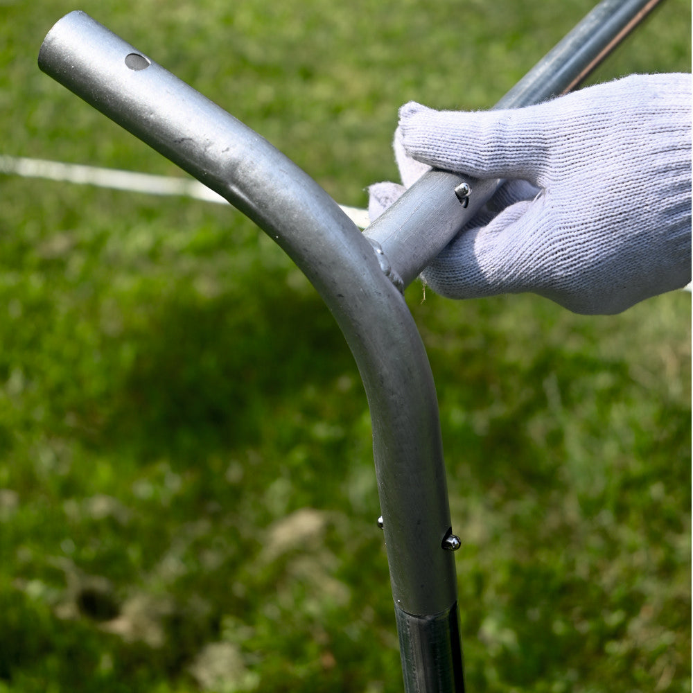 Tarc exterior pasari 6 m², 200x300x195 cm, otel galvanizat, plasa 0.7 mm, acoperis impermeabil