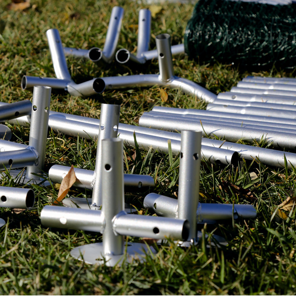 Tarc exterior pasari 6 m², 200x300x195 cm, otel galvanizat, plasa 0.7 mm, acoperis impermeabil