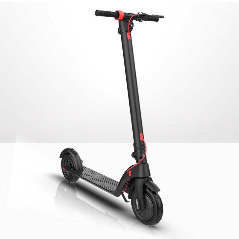 Trotineta electrica Kixin X7, motor 350W, baterie 36V 5Ah, autonomie 20 km, viteza 25 km/h, roti 10 inch, sarcina 100 kg