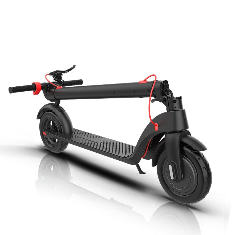 Trotineta electrica Kixin X7, motor 350W, baterie 36V 5Ah, autonomie 20 km, viteza 25 km/h, roti 10 inch, sarcina 100 kg