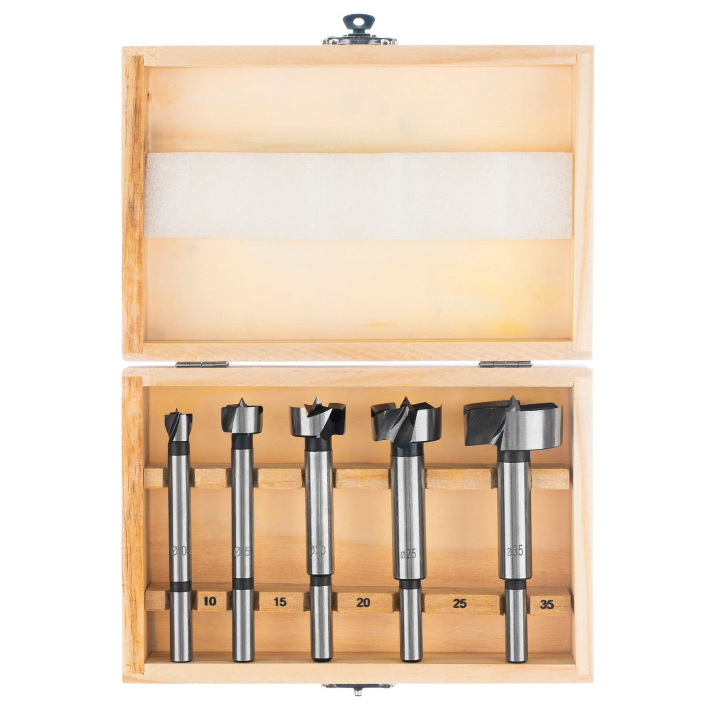 Set de burghie de tip Forstner, 10-15-20-25-35 mm, 5 buc - Sparta