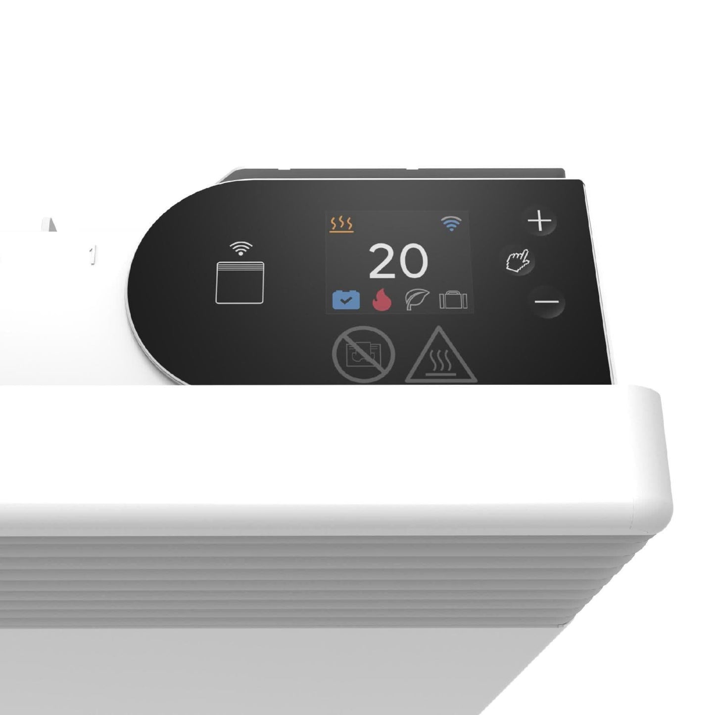 Radiator electric Noirot Spot WiFi 500 BL, 500W, aluminiu, termostat digital, control prin aplicatie, IP24, alb