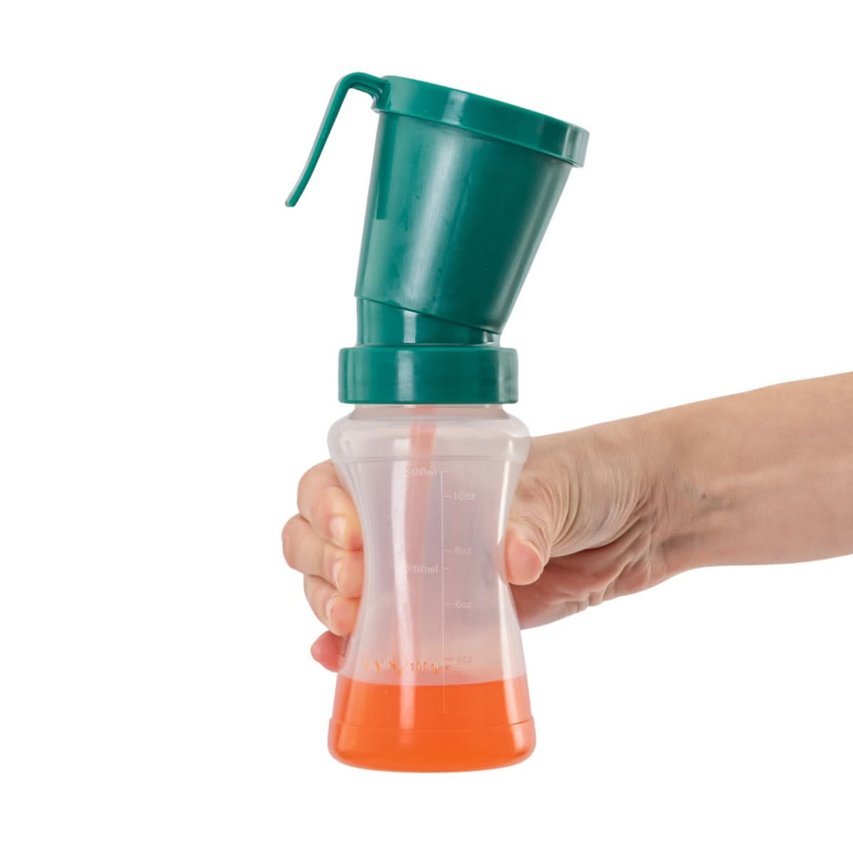 Pahar dezinfectie mameloane non-retur 300 ml cu carlig