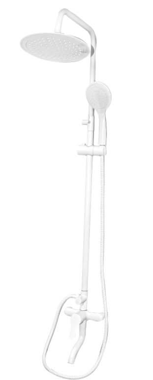Coloana dus Plamix RAIN-009-J, 150 cm, plastic, alb