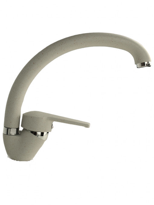 Baterie bucatarie Fleko Fzuf-MB203 Bej, Rotativa, Monocomanda, Cartus ceramic