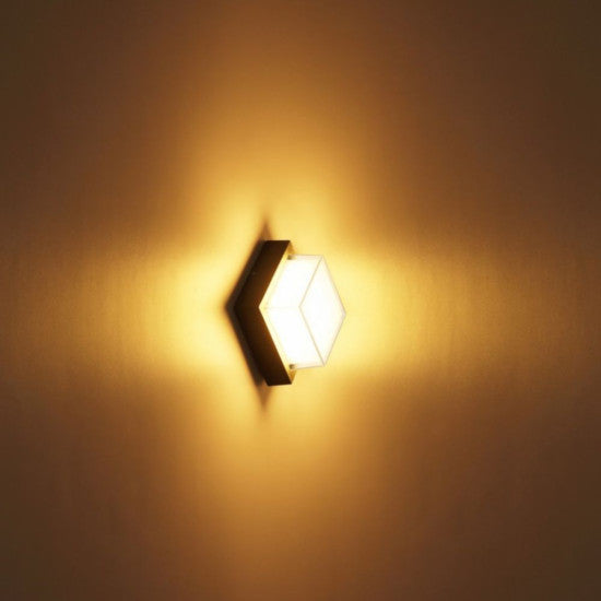 Aplica LED exterior, 12W, 1080 lm, 160x160x100 mm