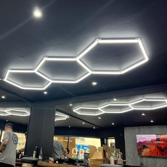 Set 3 Hexagoane LED Honeycomb T5, 128W, 568mm, IP20